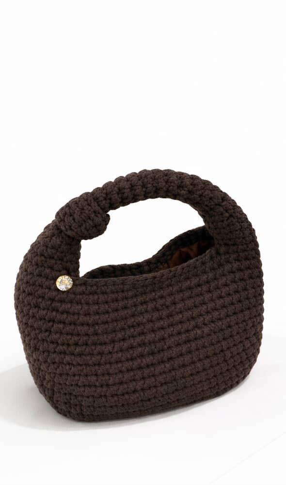 Sylva clutch Πλεκτό χειροποίητο clutch