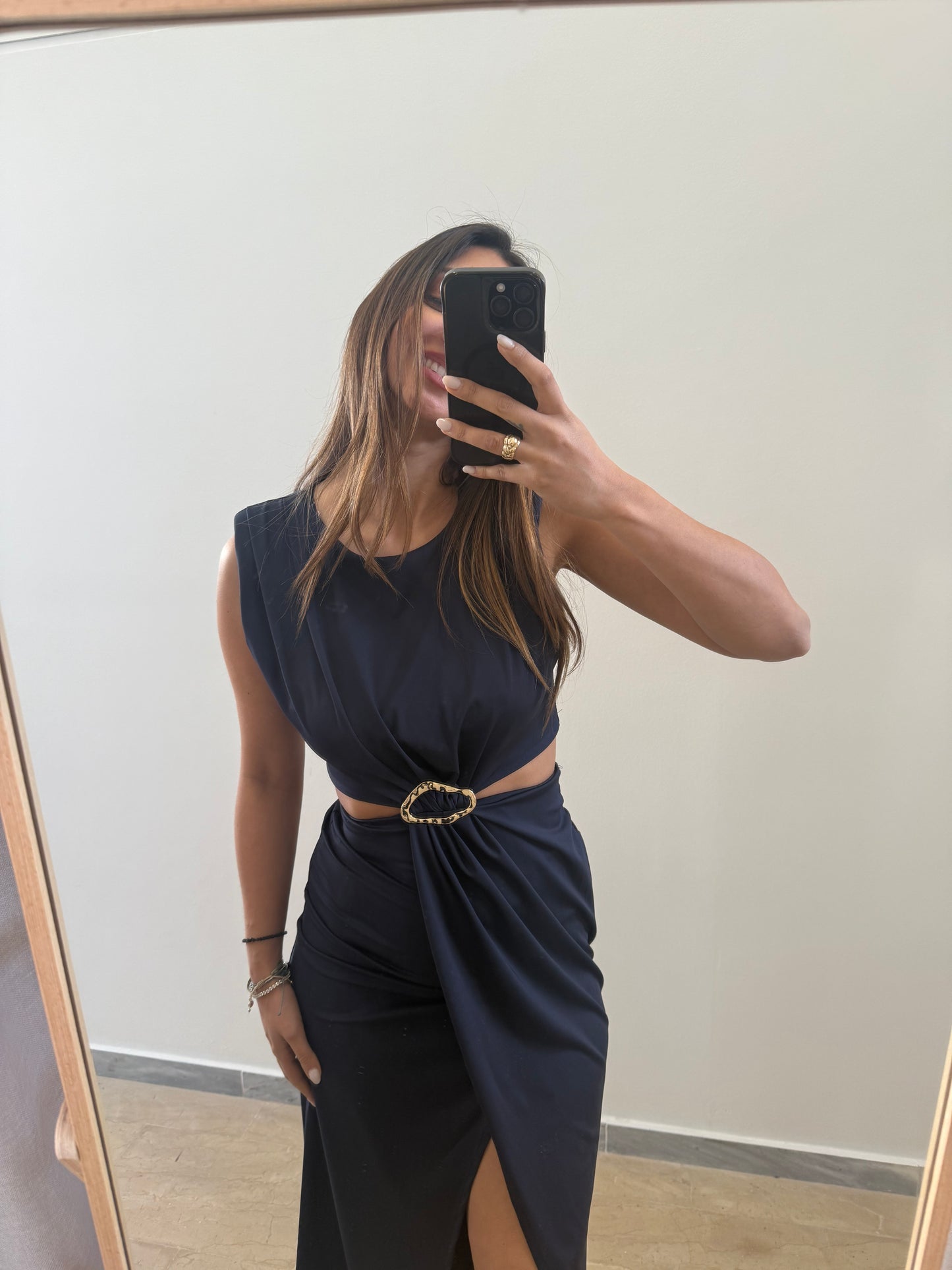 Φόρεμα Cut Out Midi
