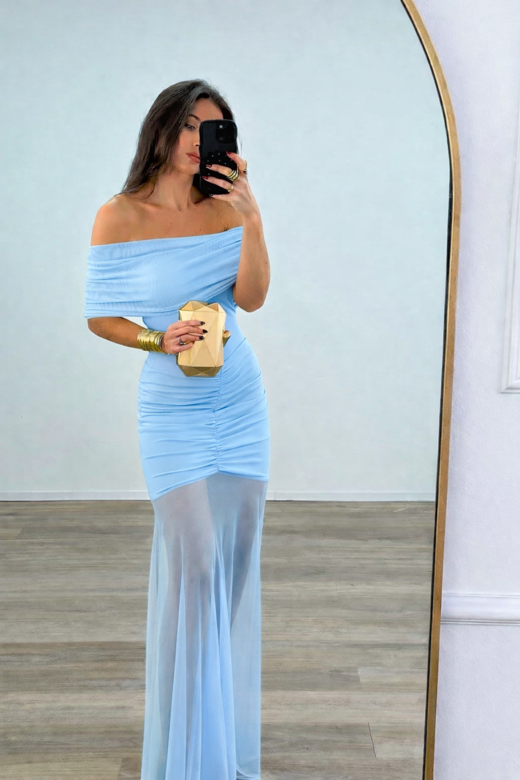 Φόρεμα με τούλι και αποσπώμενο μπολερό