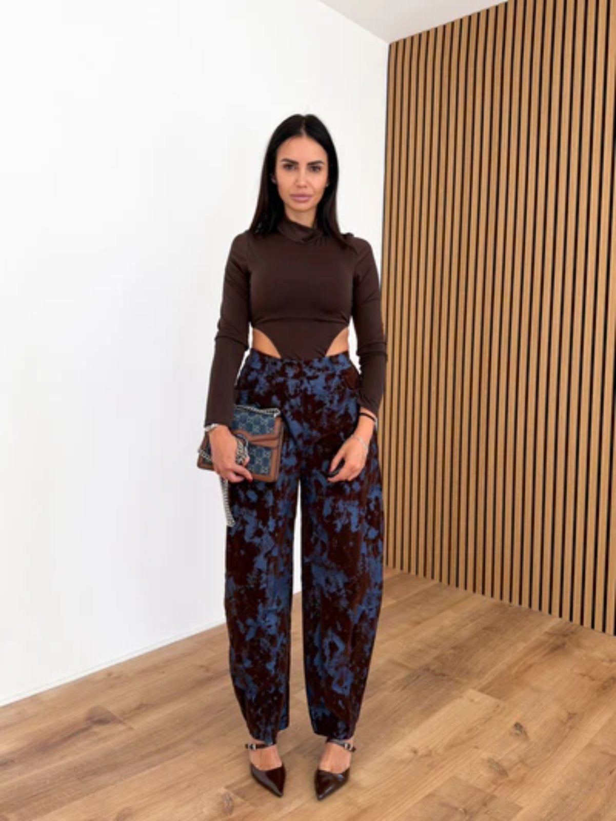 Σετ velvet τζάκετ και παντελόνι