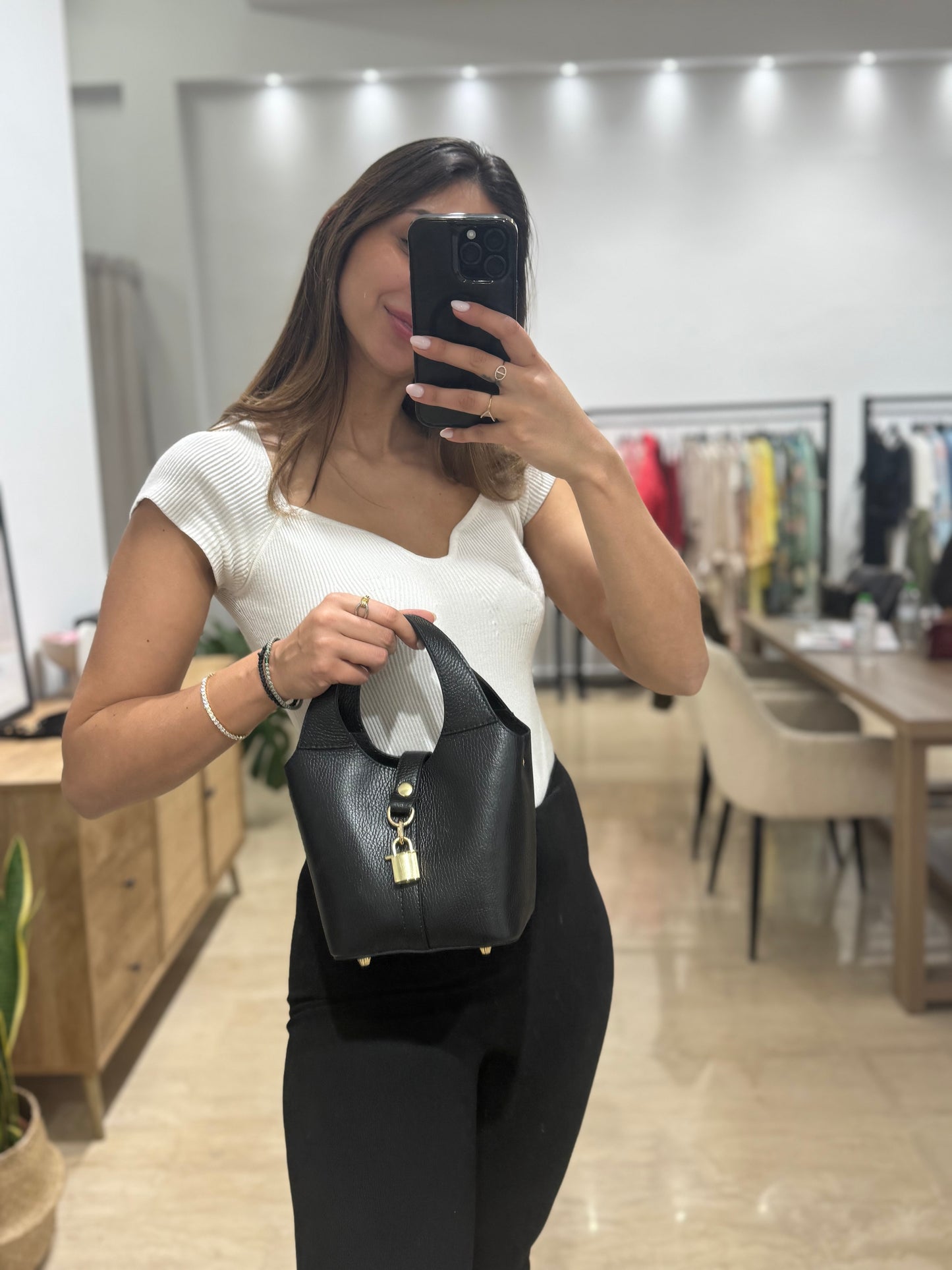 Hermina δερμάτινη τσάντα