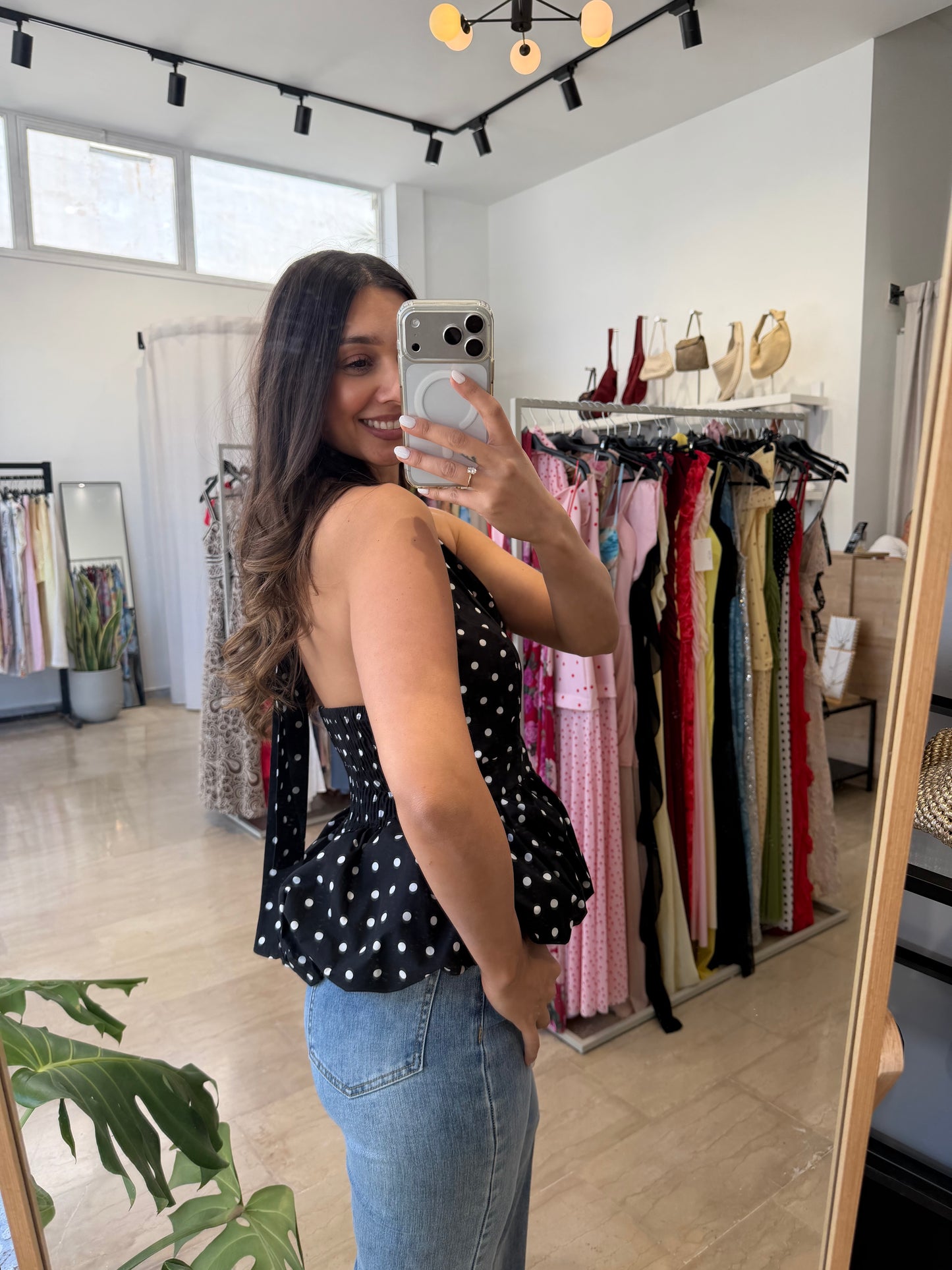 Πουά Halter Top