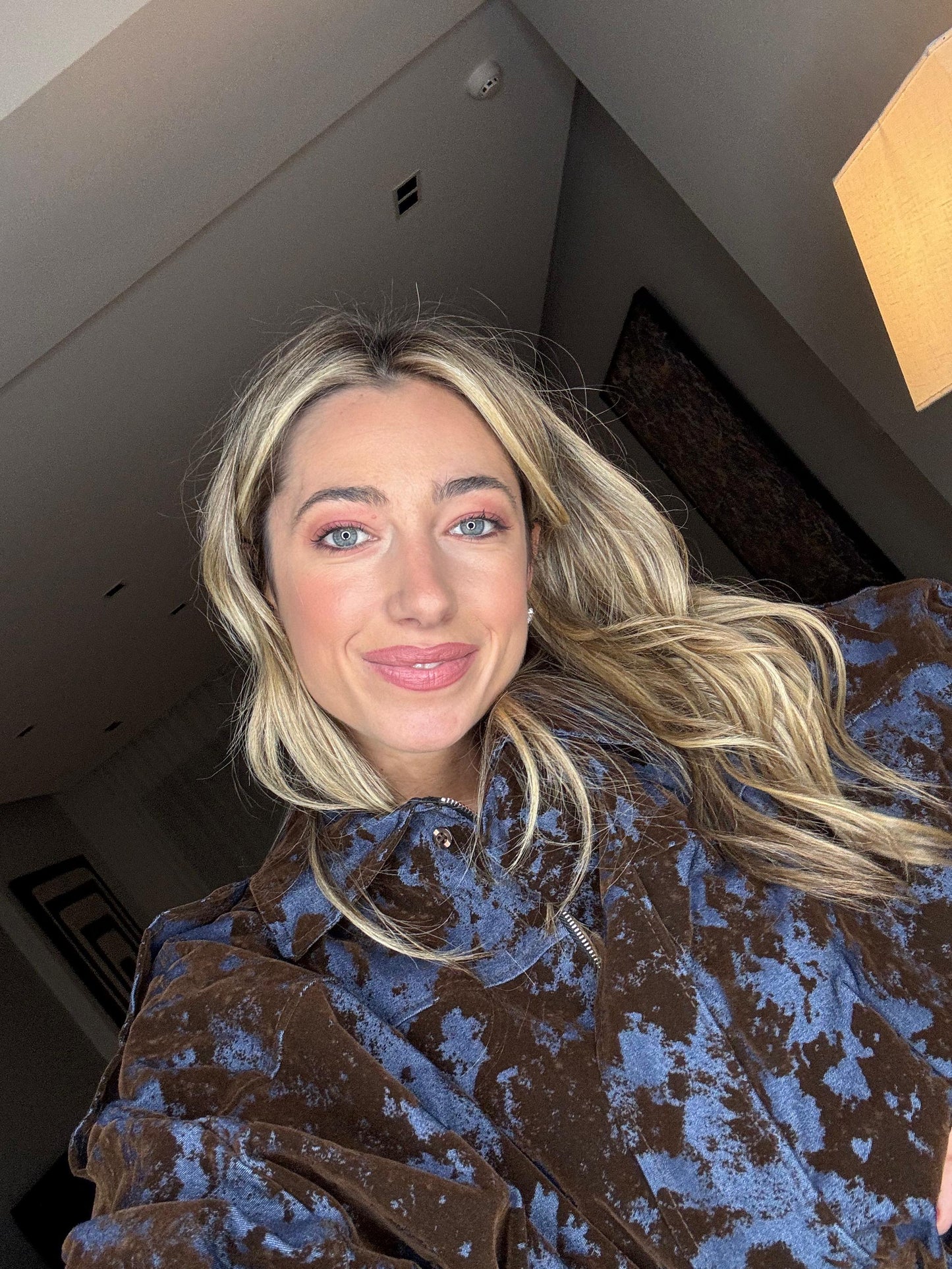 Τζάκετ velvet δίχρωμο