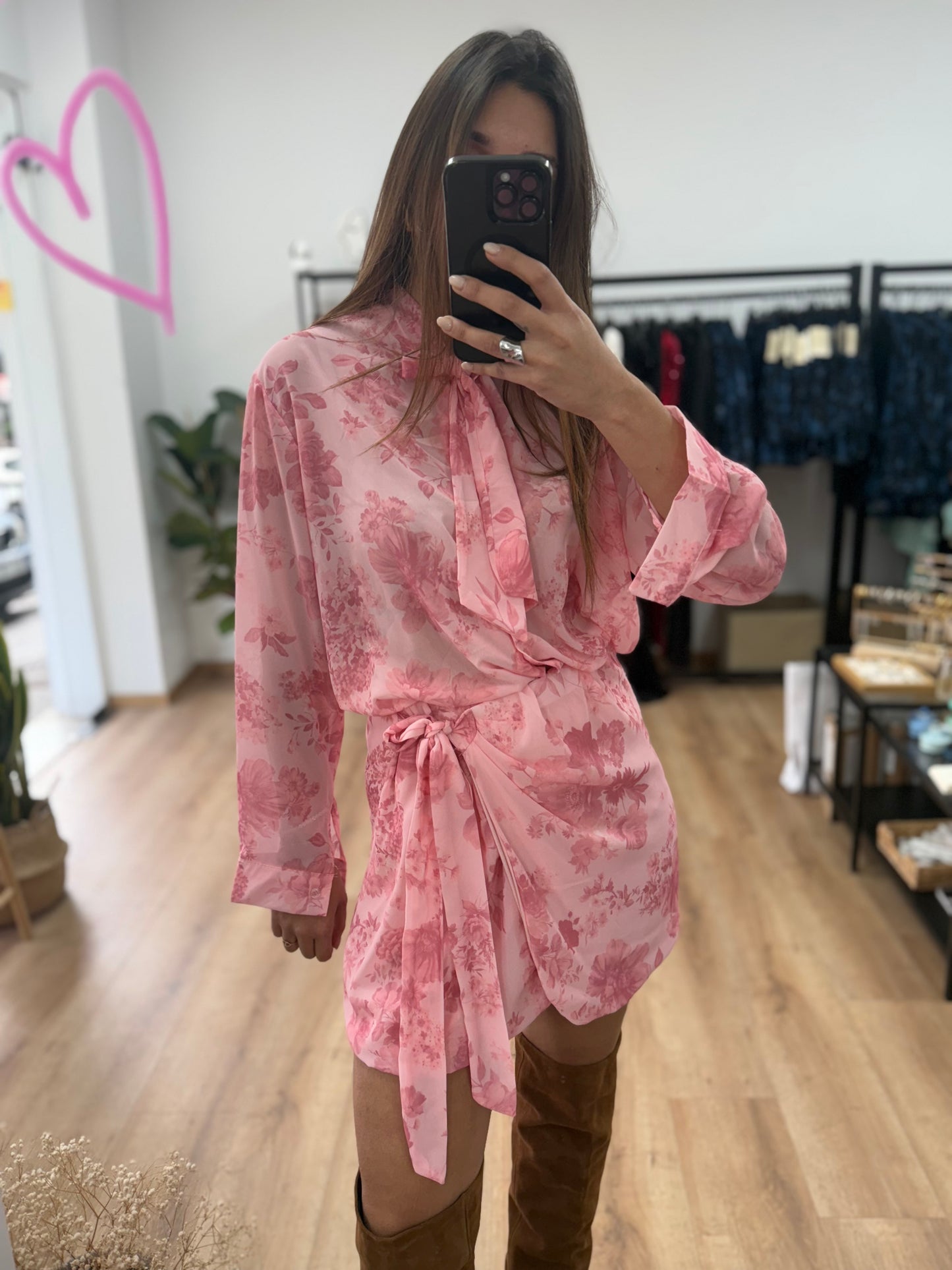 Σετ πουκάμισο και φούστα floral light