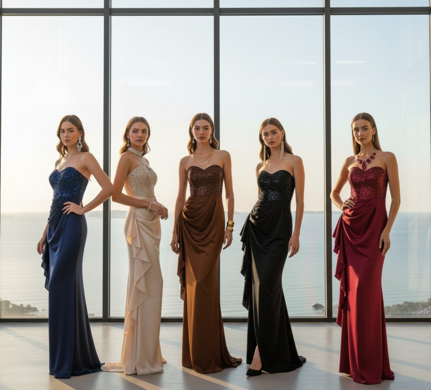 Maxi φόρεμα με παγιέτα