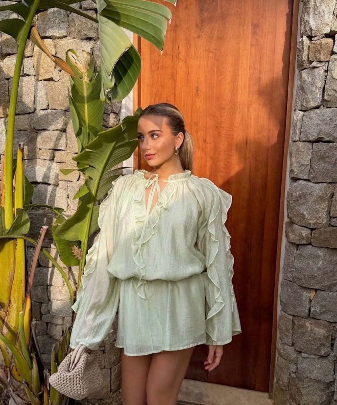 Romantic Ruffle Πουκαμίσα