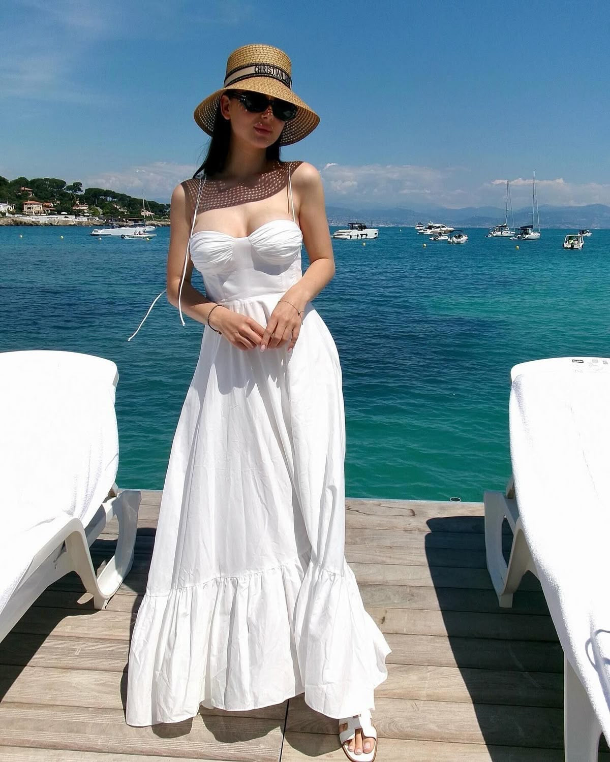 Μάξι φόρεμα με κορδόνια