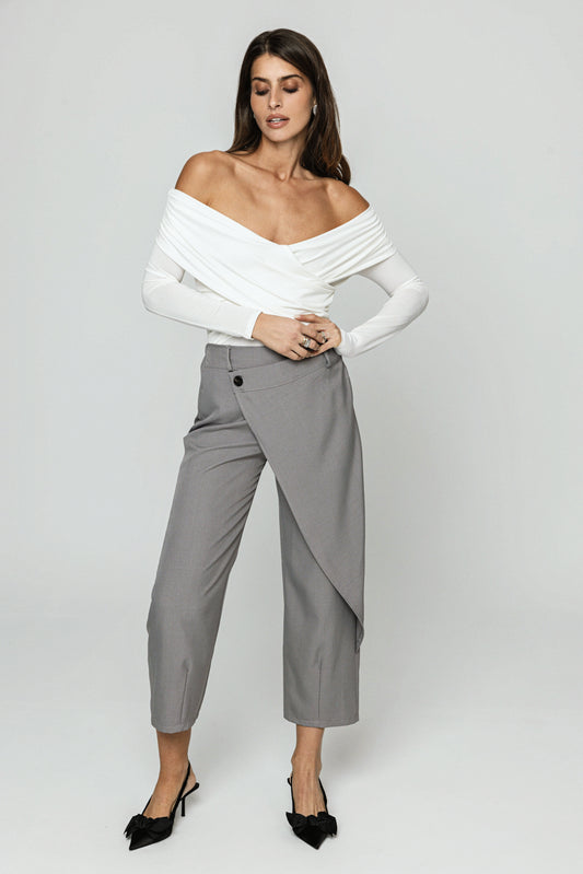 Straight fit office trousers