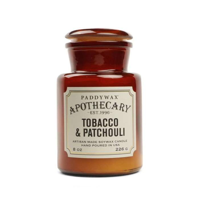 Κερί Apothecary, Tobacco & Patchouli 226gr - Paddywax