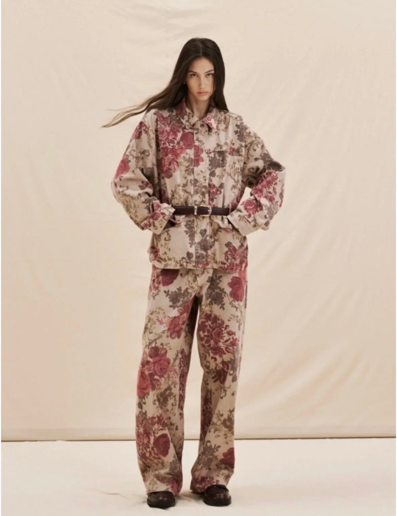 Παντελόνι με λουλούδια Lumina