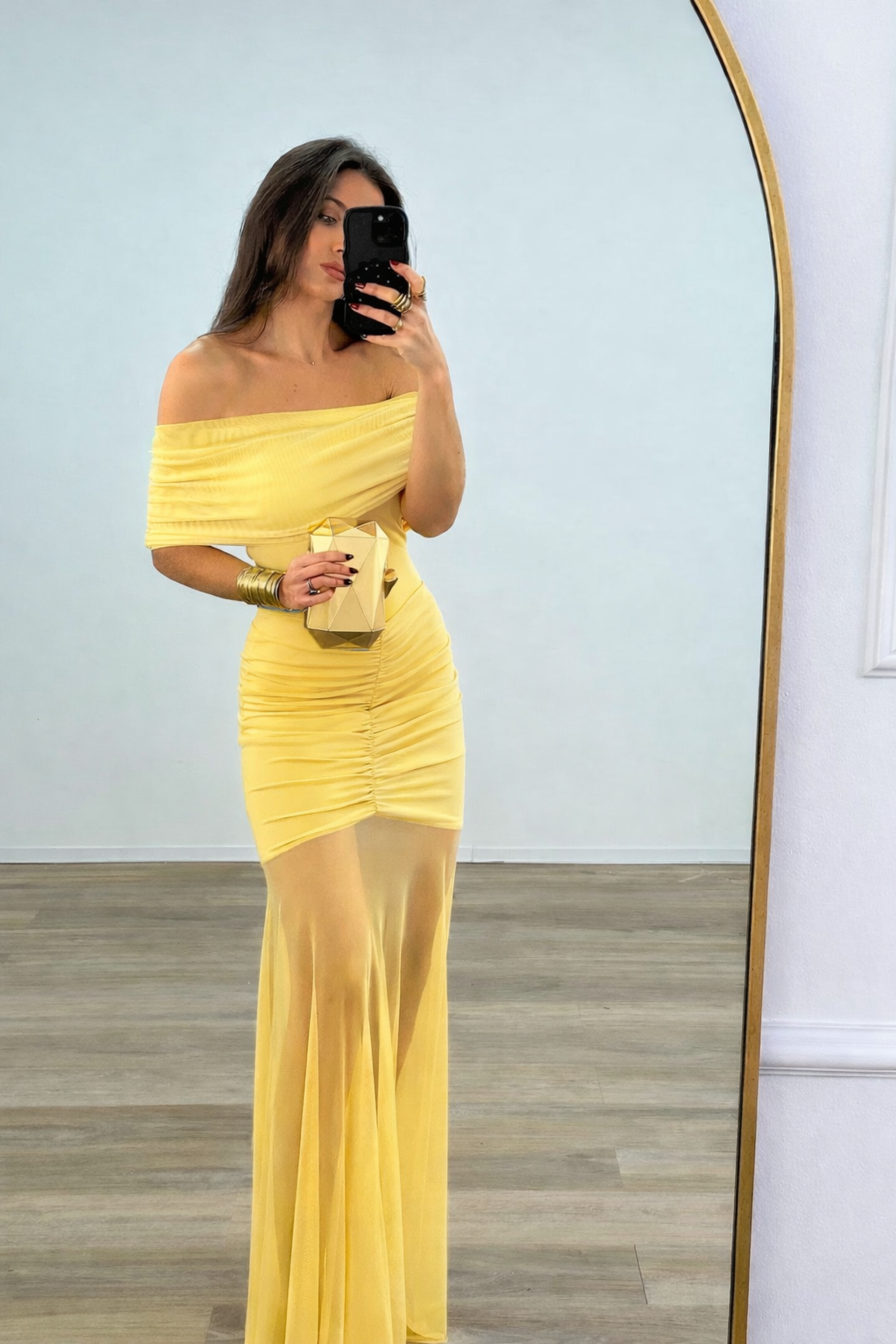 Φόρεμα με τούλι και αποσπώμενο μπολερό