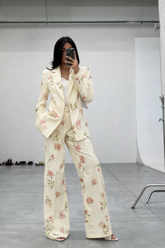 Lumina Floral Κοστούμι Σετ – Σακάκι & Παντελόνι