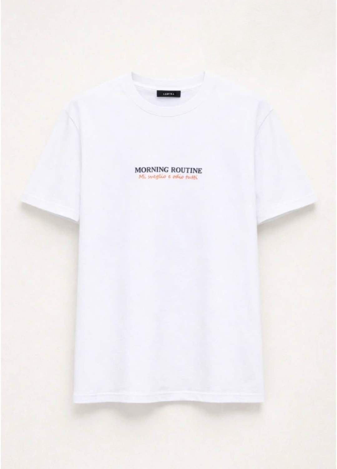 T-shirt MORNING ROUTINE - Lumina