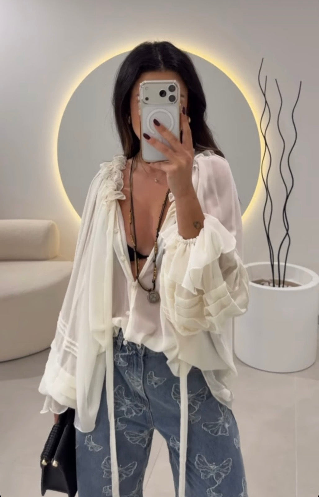 Πουκαμίσα με βολάν