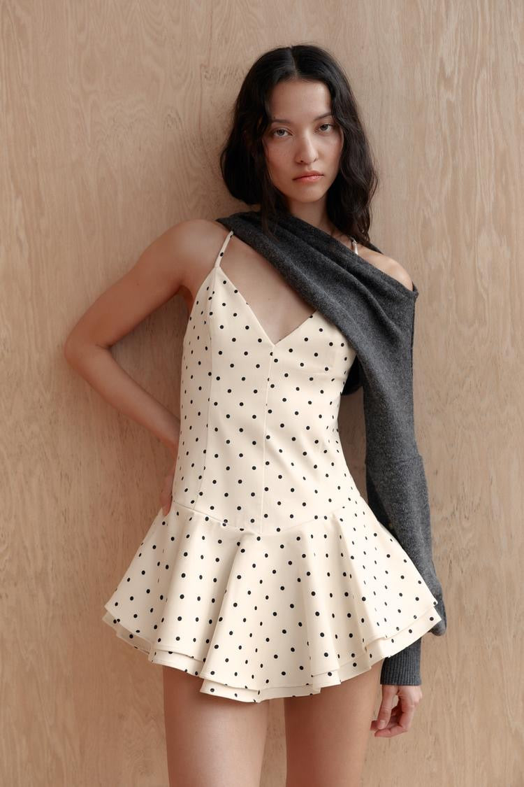 Polka Dot Mini Dress