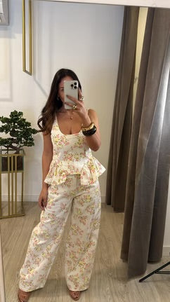 Τοπ με λουλούδια Lumina