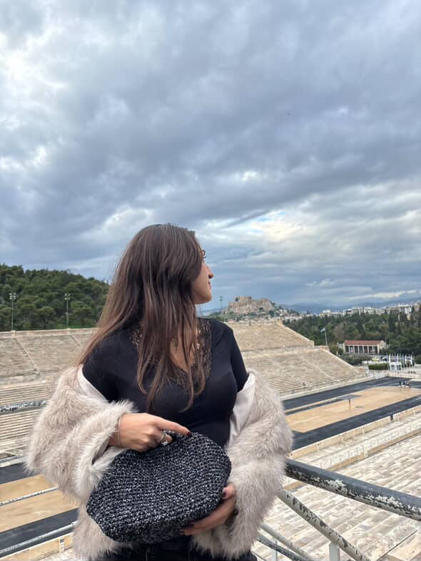 Azur clutch Πλεκτό χειροποίητο clutch