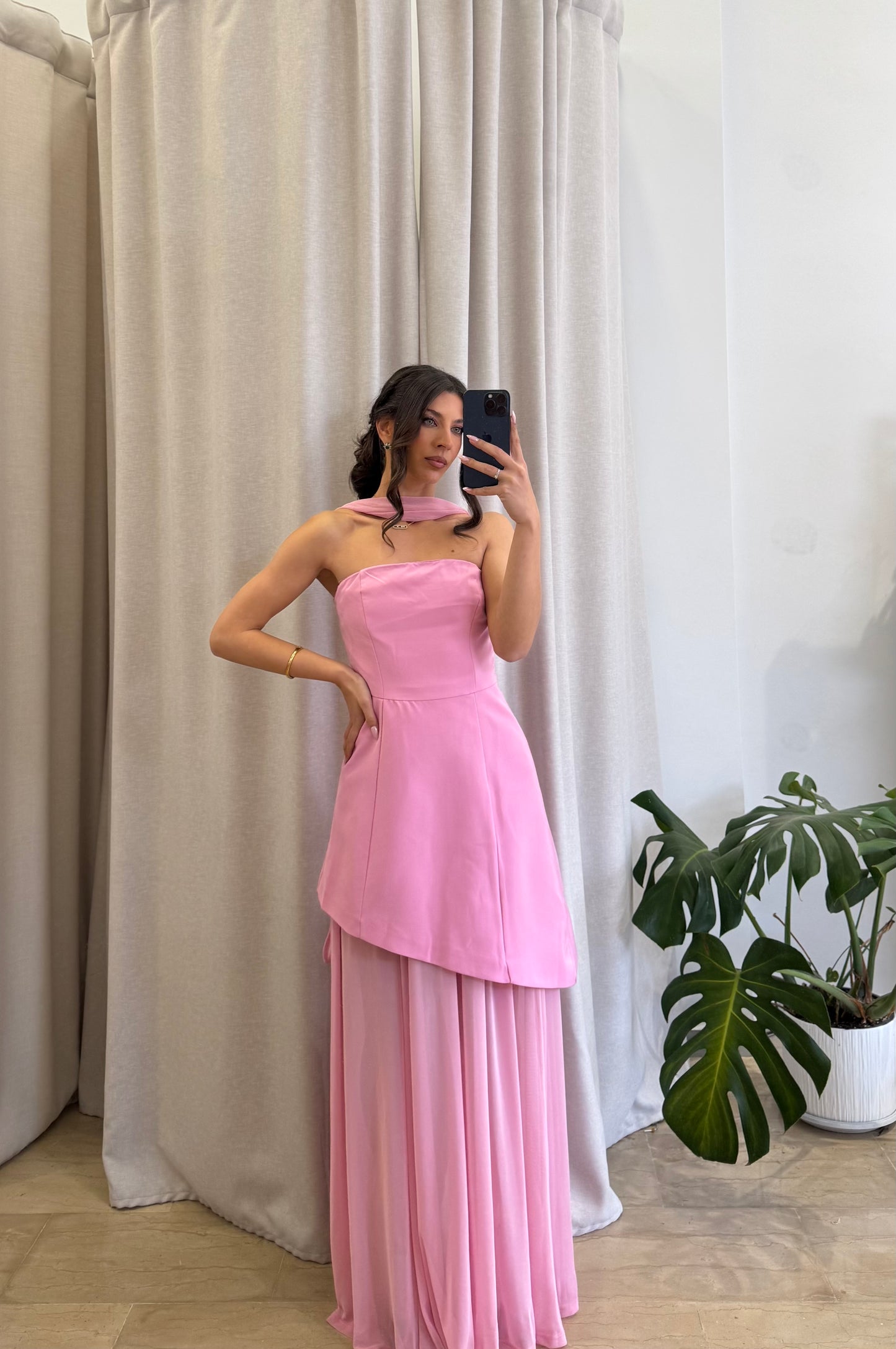 Lumina φόρεμα strapless με αποσπώμενη φούστα