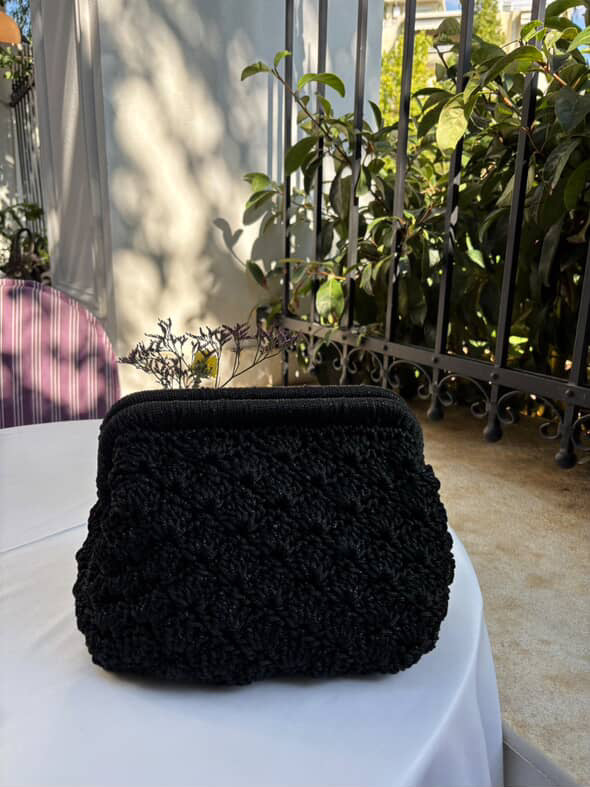 Abyss clutch Πλεκτό χειροποίητο clutch