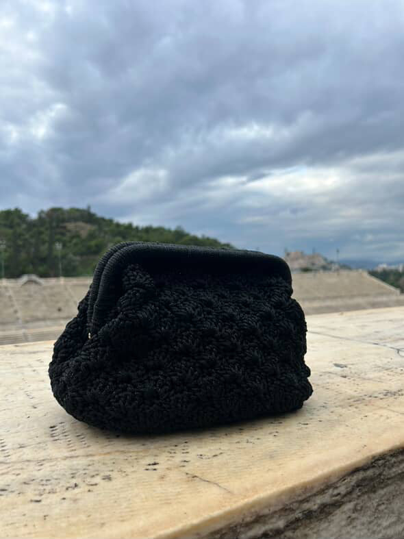 Abyss clutch Πλεκτό χειροποίητο clutch