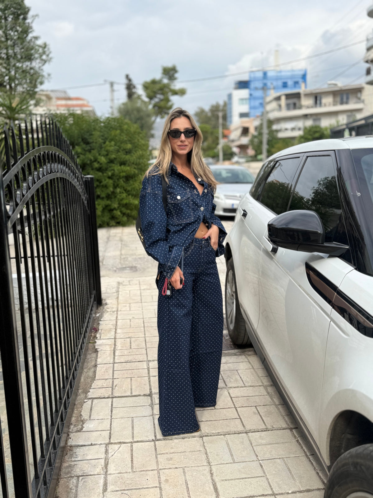 Τζιν Παντελόνι πουά