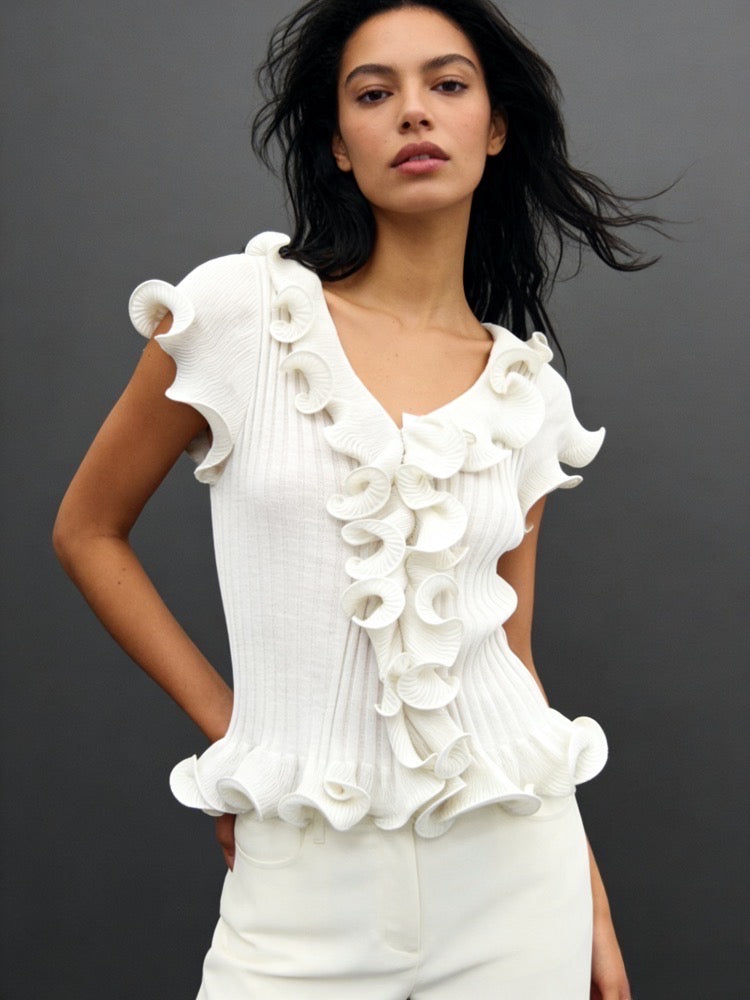 Μπλούζα με βολάν