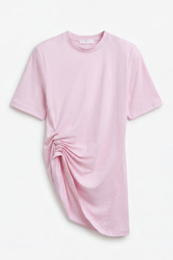 Lumina T-shirt με σούρα στο πλάι