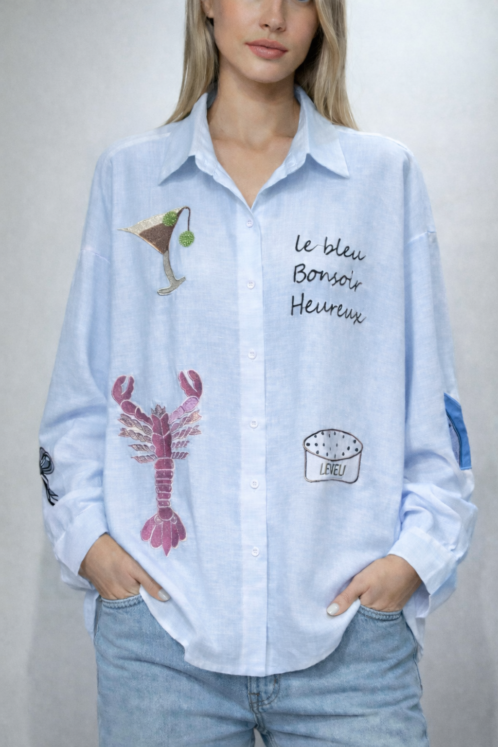 Πουκάμισο με Σχέδια & Κέντημα