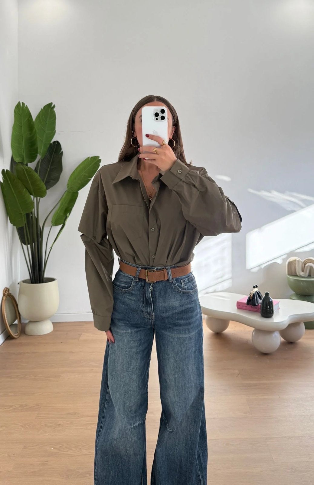 Oversized πουκάμισο