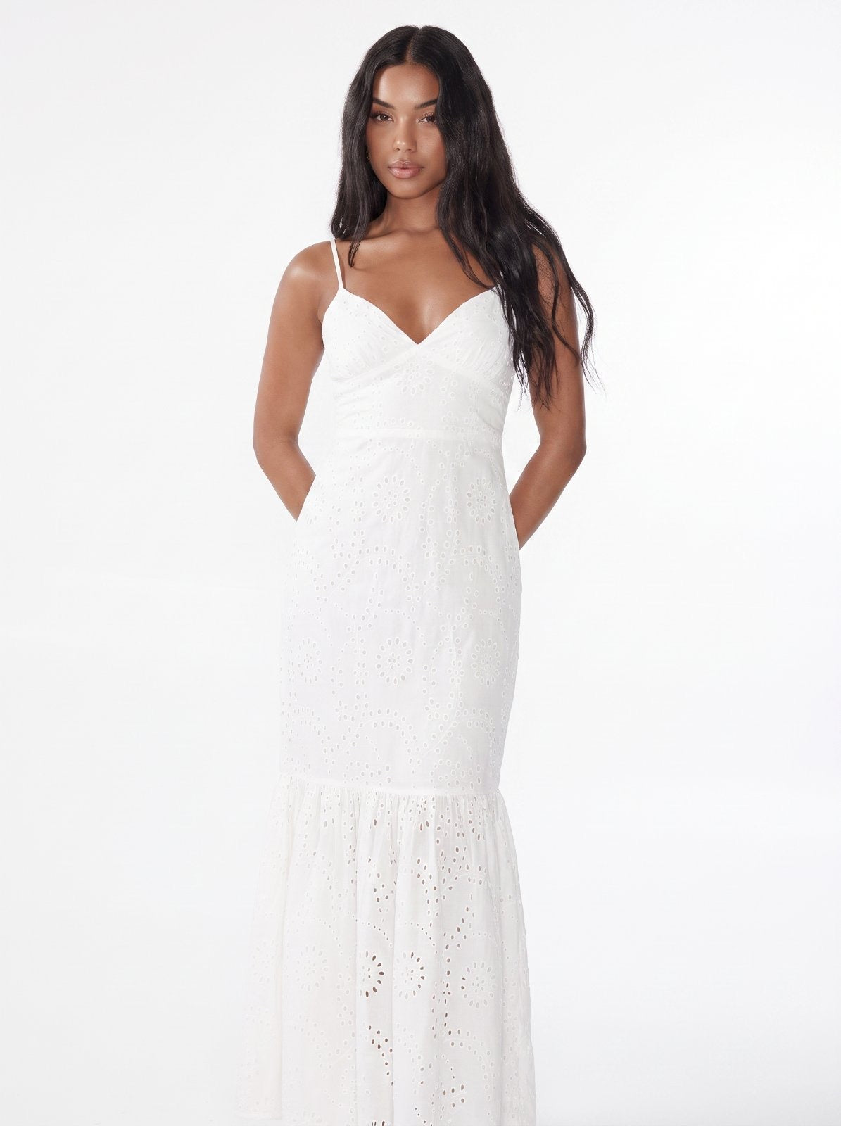 Broderie Maxi Φόρεμα