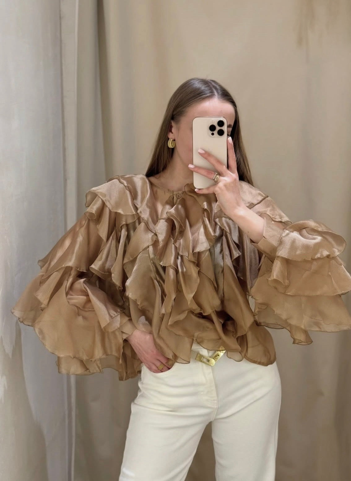 Πουκάμισο με βολάν