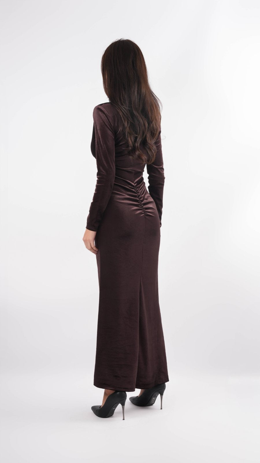 Velvet μάξι φόρεμα