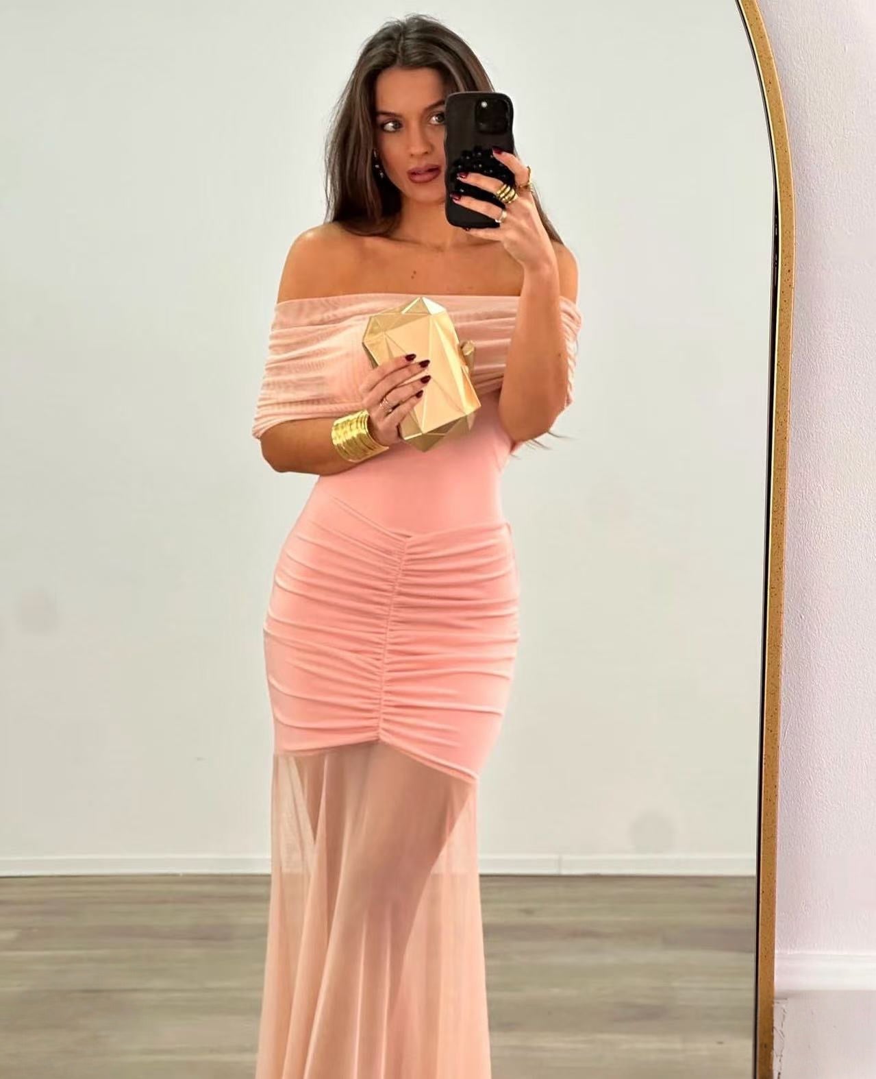 Φόρεμα με τούλι και αποσπώμενο μπολερό