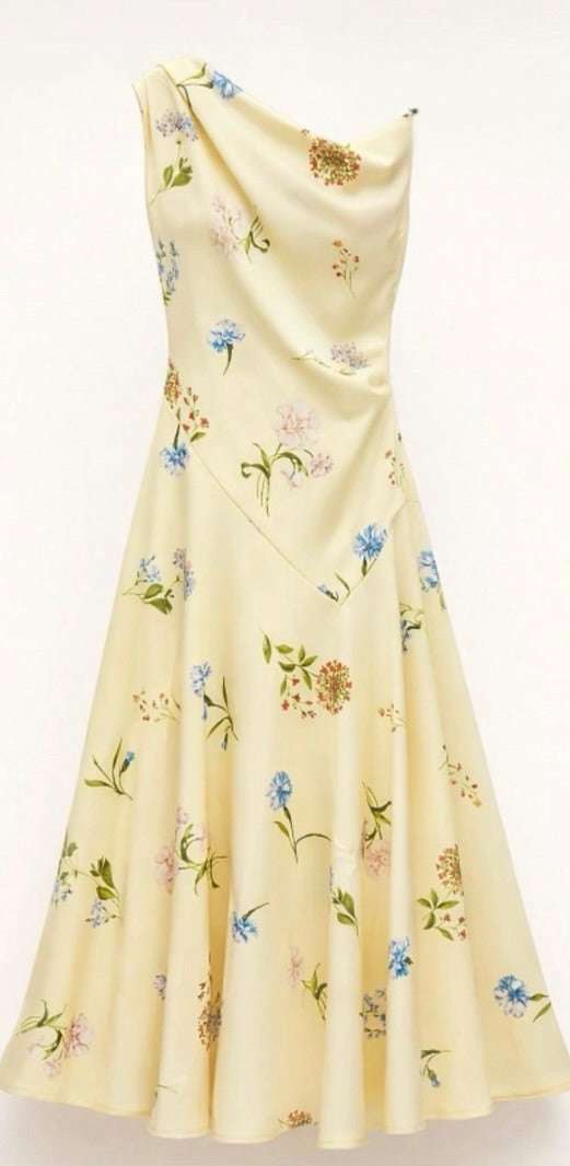 Lumina Floral Midi Φόρεμα