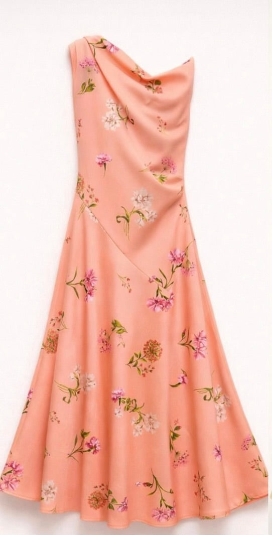Lumina Floral Midi Φόρεμα