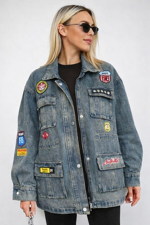 Τζάκετ με στάμπες