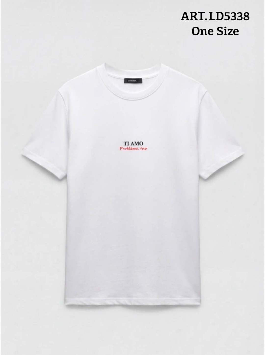 T-shirt TI AMO - Lumina