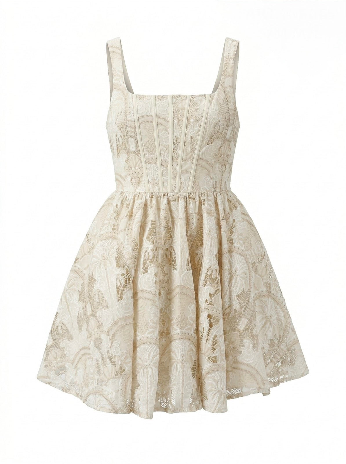 Premium Lace Mini Φόρεμα