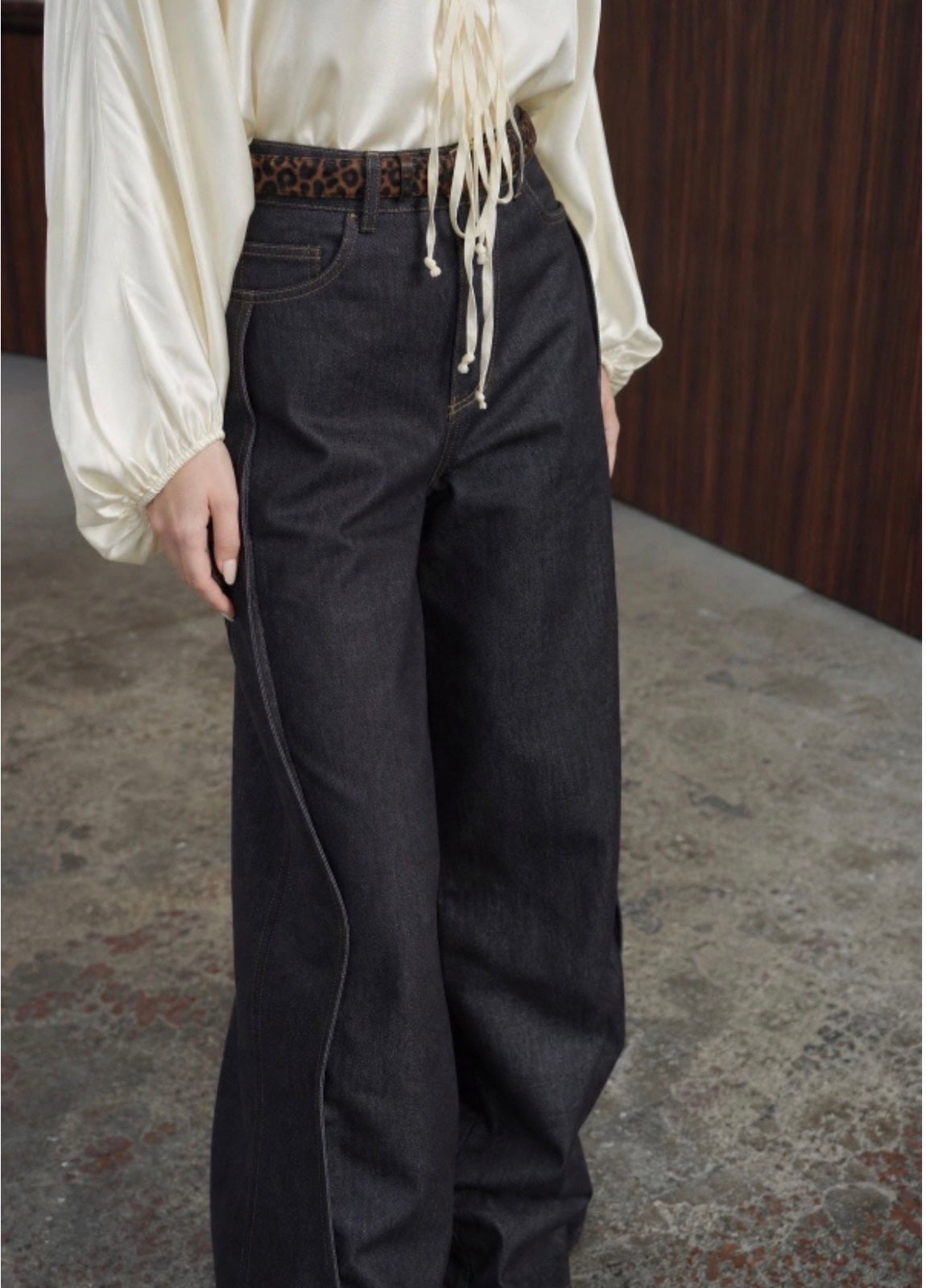 Lumina Wide Leg Jeans – High Waist
