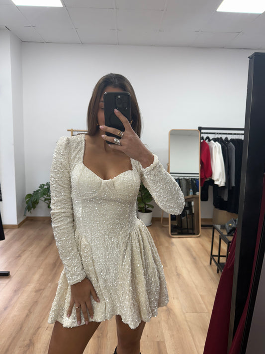 Μακρυμάνικο κορσέ φόρεμα