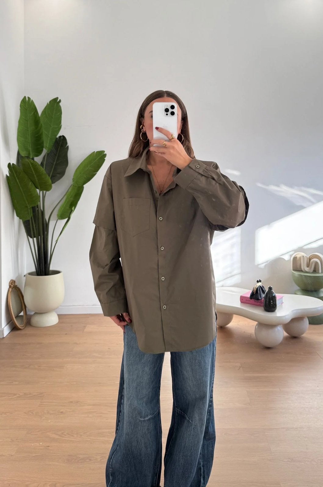 Oversized πουκάμισο