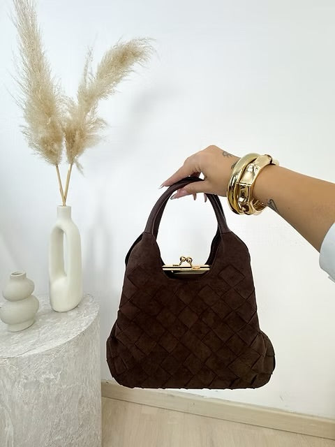 Helia Vintage Σουέντ τσάντα