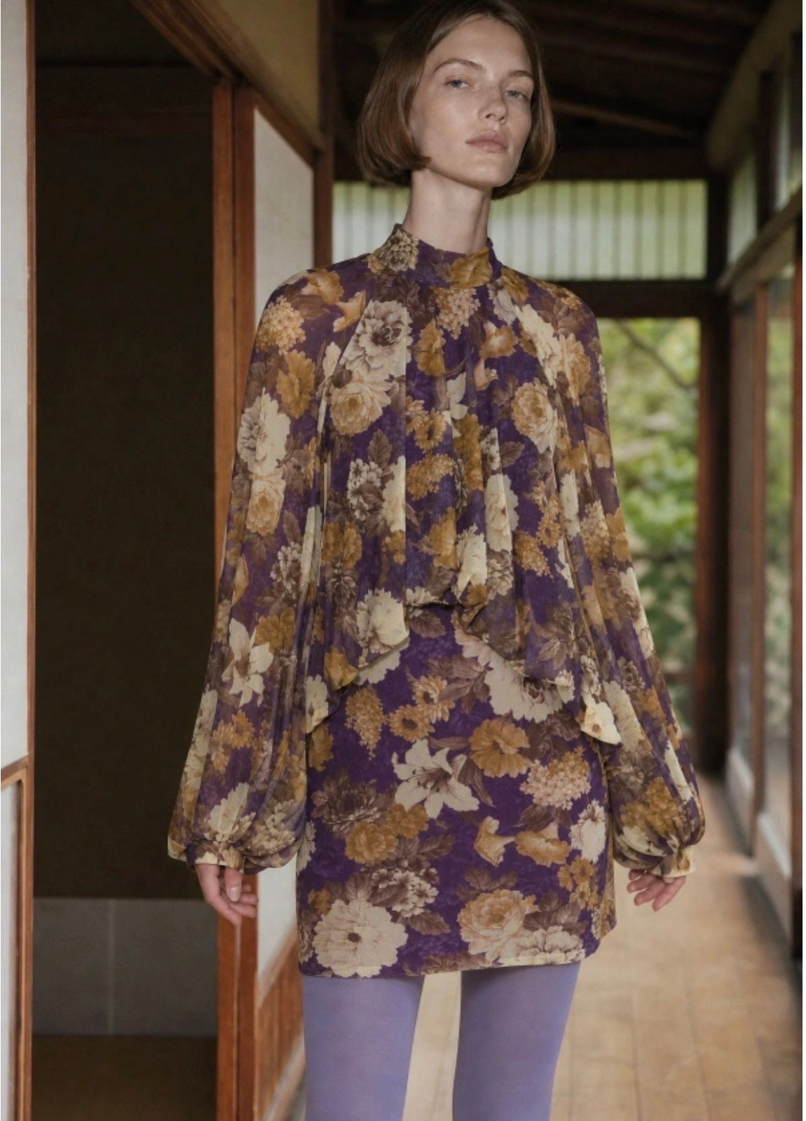 Lumina Amélie Floral Mini Dress