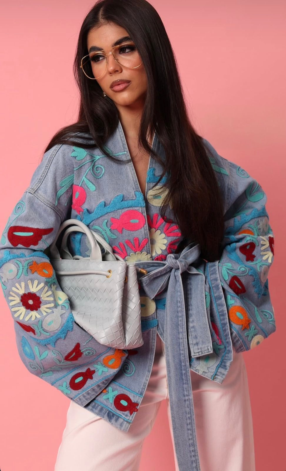 Τζάκετ με ζώνη boho