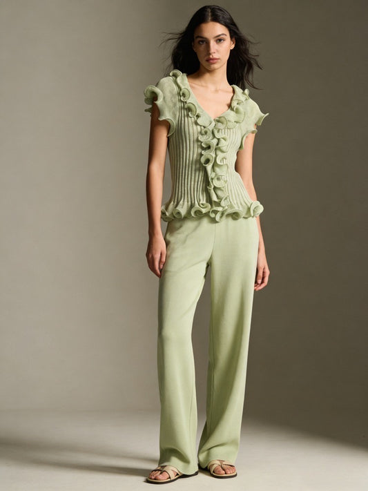 Μπλούζα με βολάν