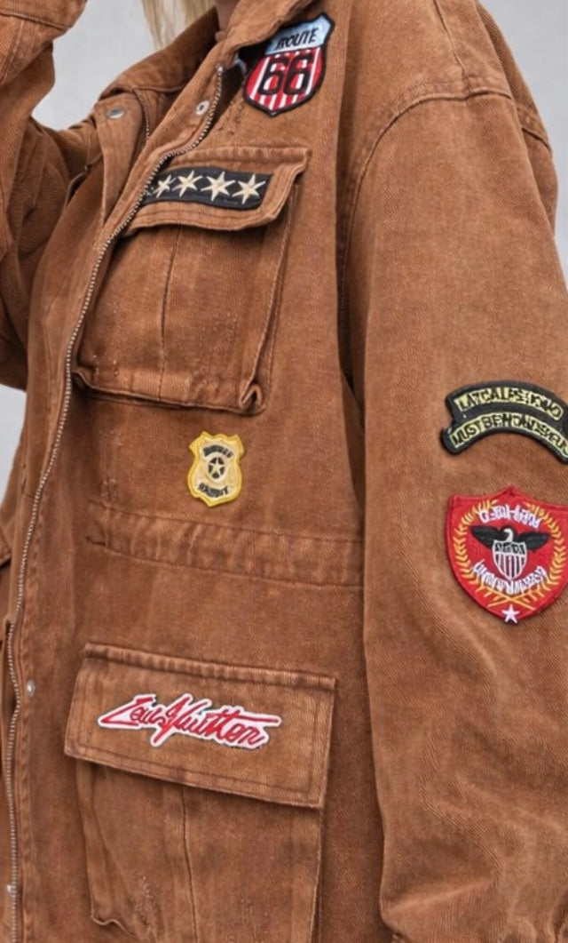 Τζάκετ με στάμπες