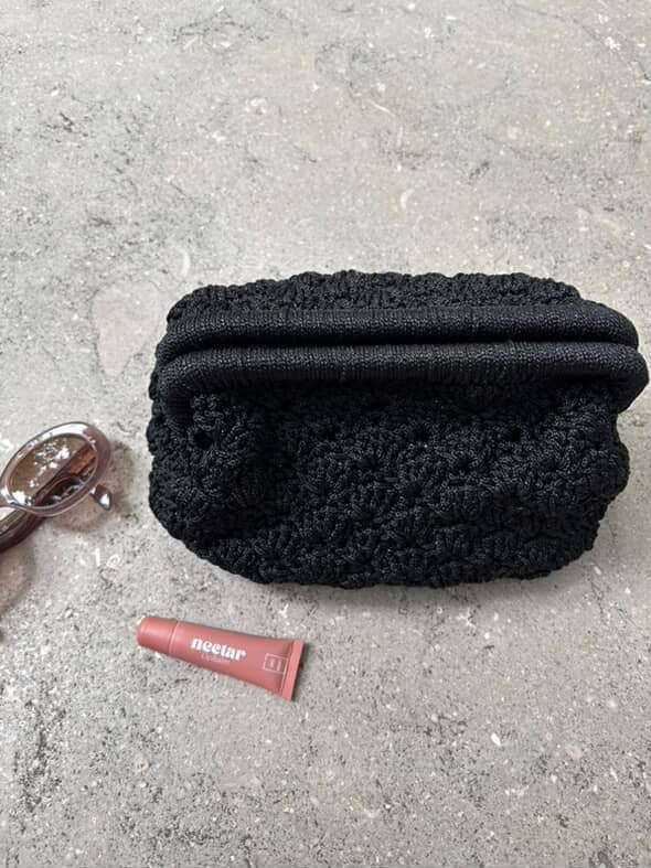 Abyss clutch Πλεκτό χειροποίητο clutch