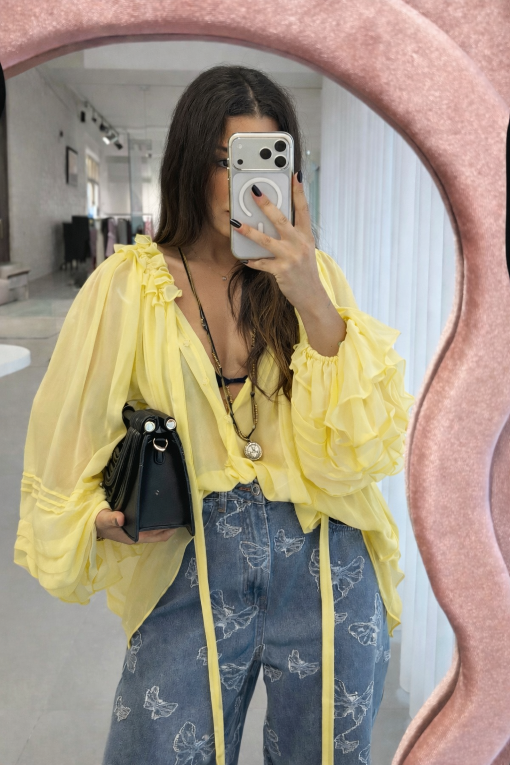 Πουκαμίσα με βολάν