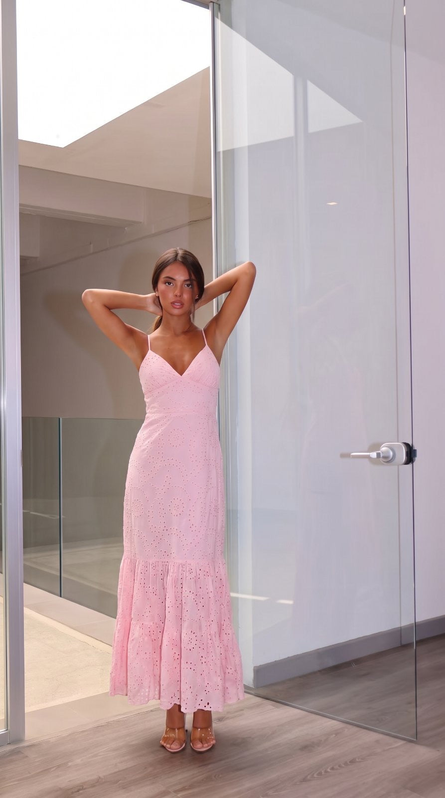 Broderie Maxi Φόρεμα