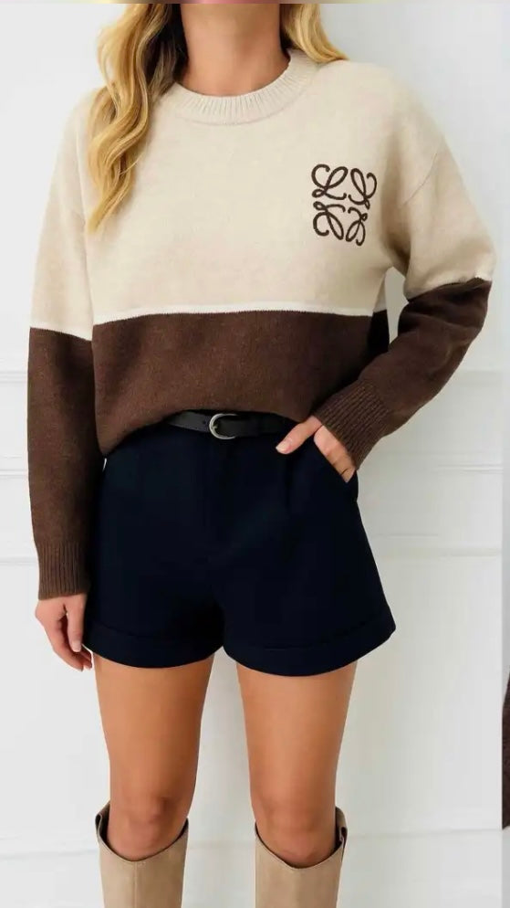 Δίχρωμο πλεκτό